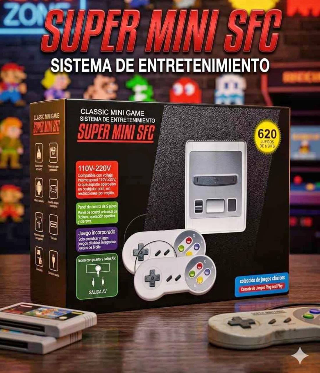 Super Mini SFC 620 GAMES
